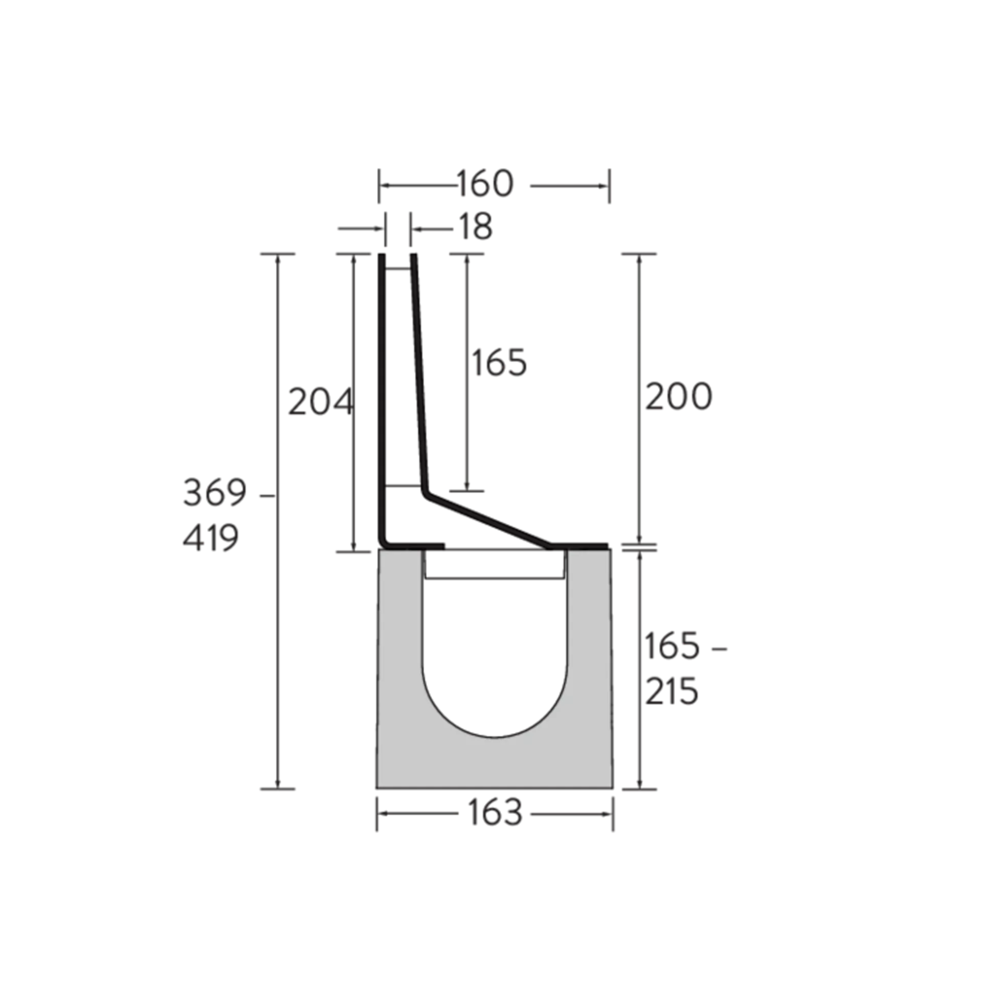 BIRCOplus Schlitz- und Spülkastenaufsätze 4 mm NW 100