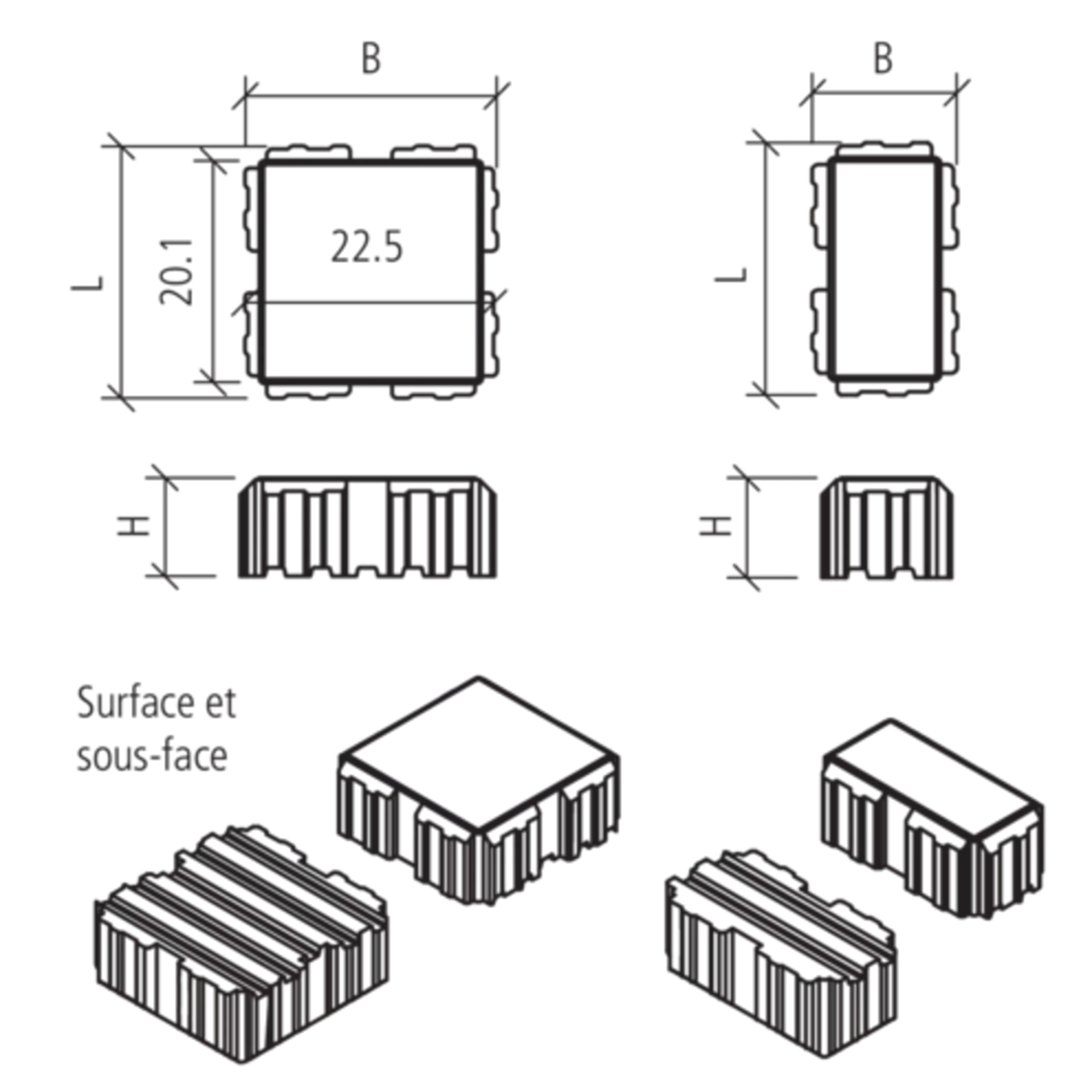 VS 5<sup>®</sup> Schwerlastökosteine mit 5-facher Verschiebe