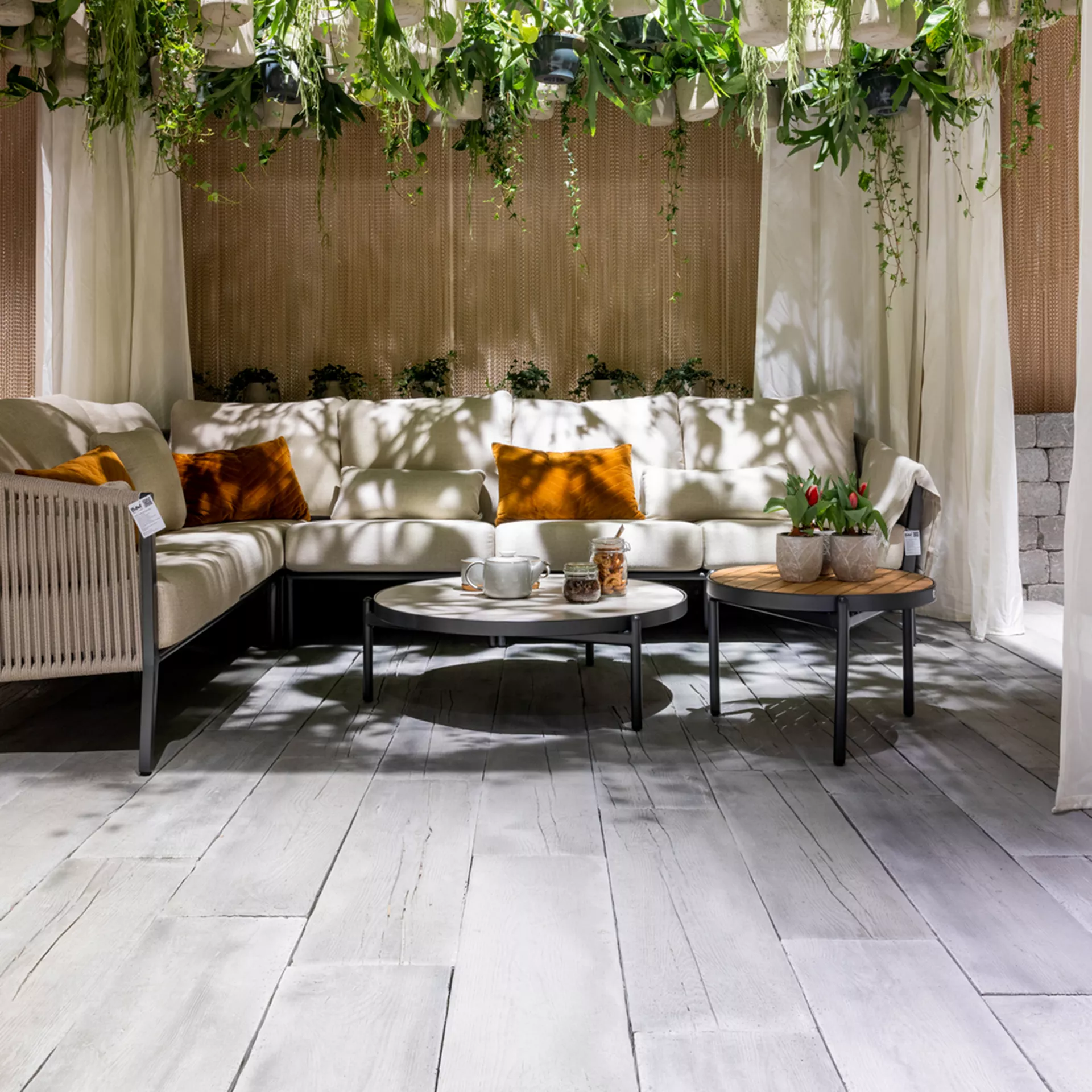 LENIA Gartenplatten mit Holzstruktur