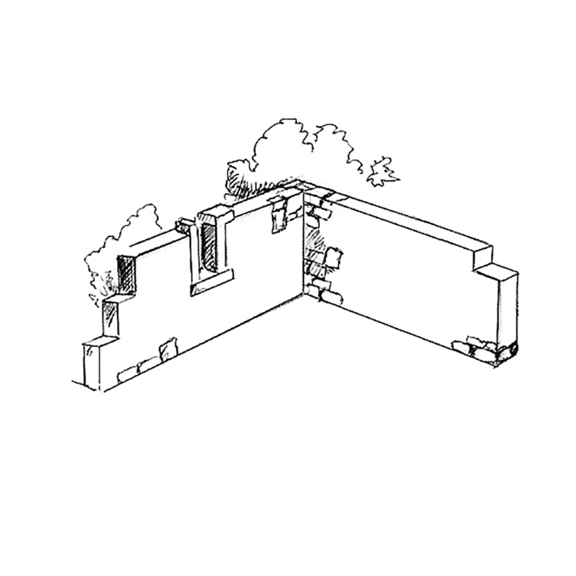 SANTURO<sup>®</sup> Burgruinenmauer