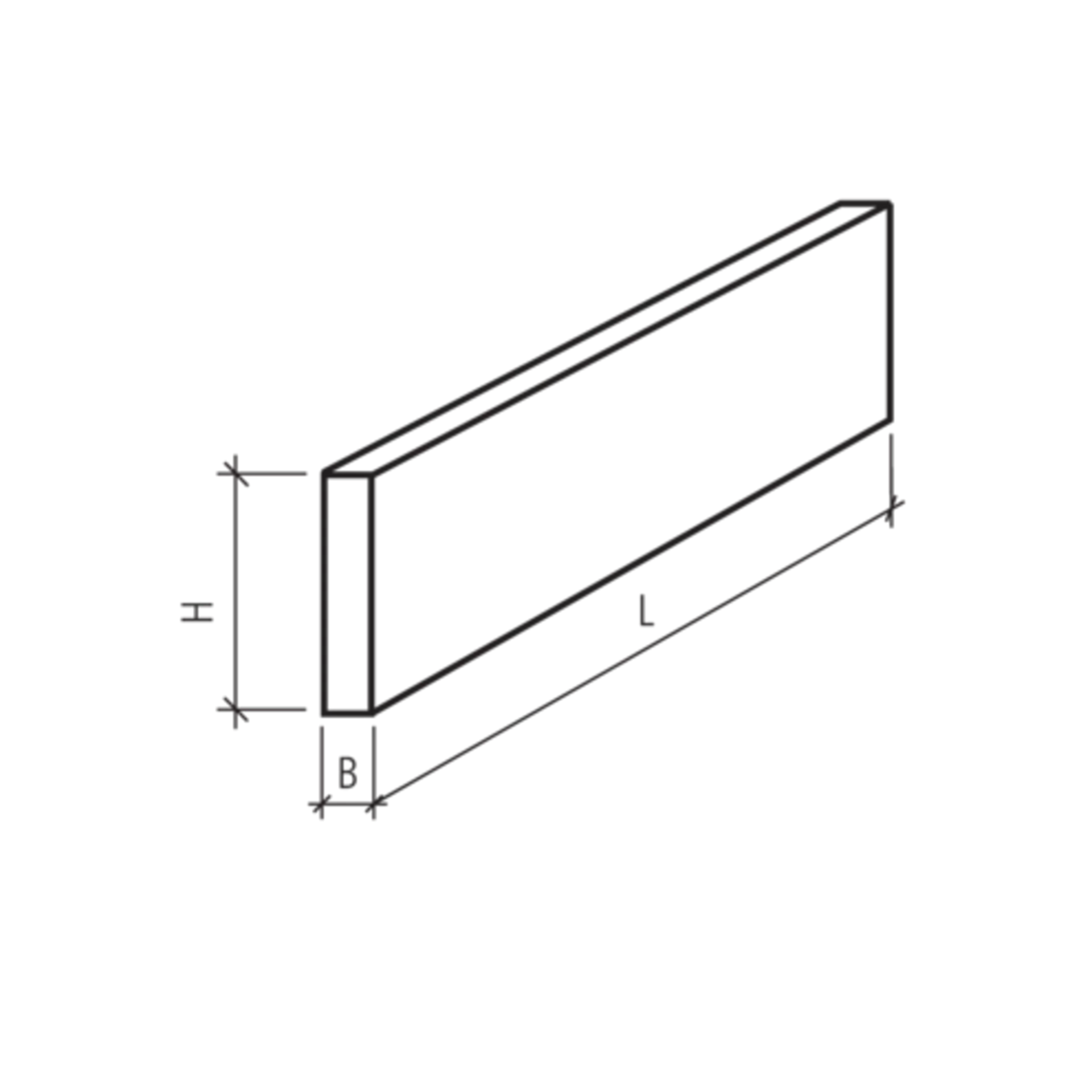 Betonbretter vollkantig