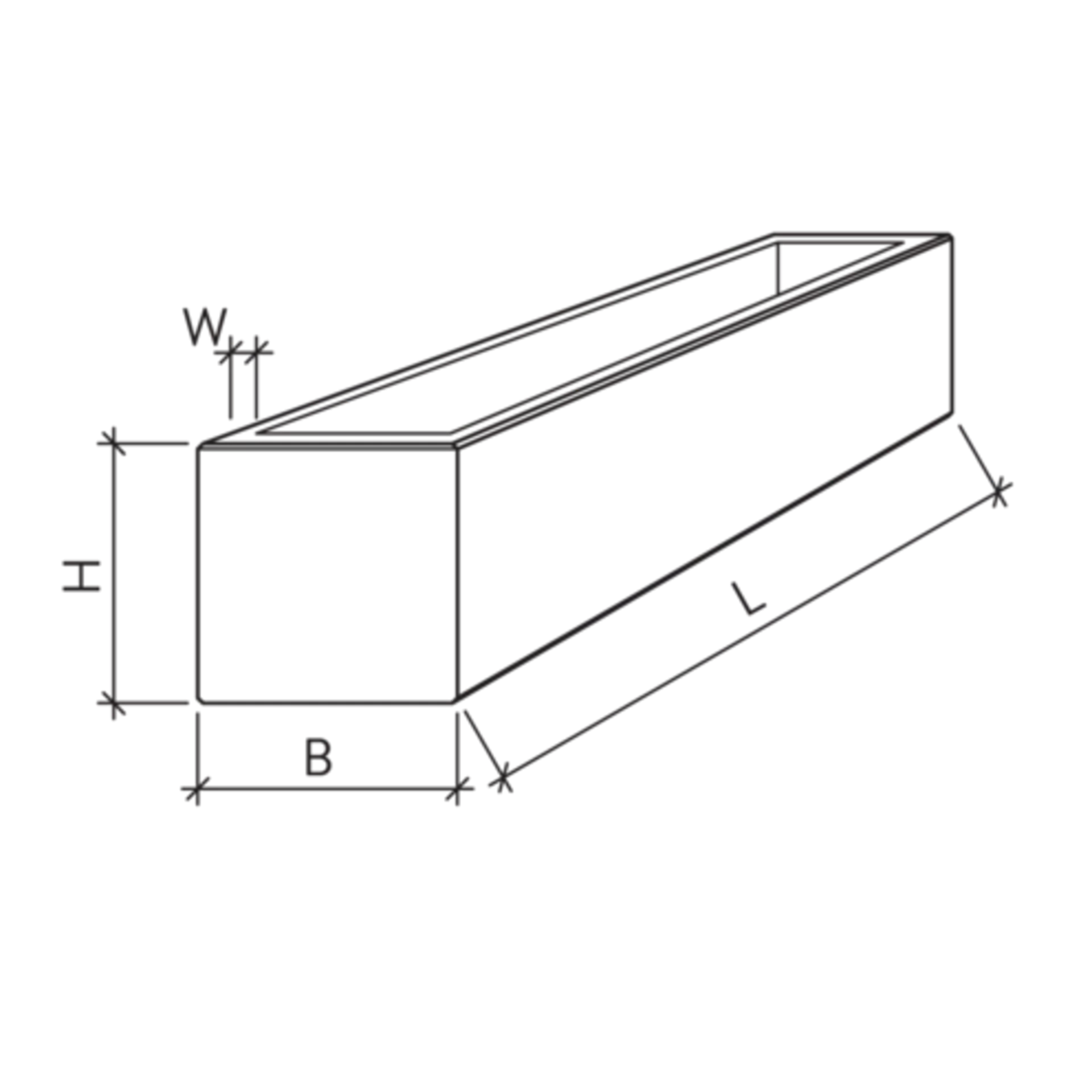 PARCO<sup>®</sup> Pflanzentröge rechteckig gestrahlt