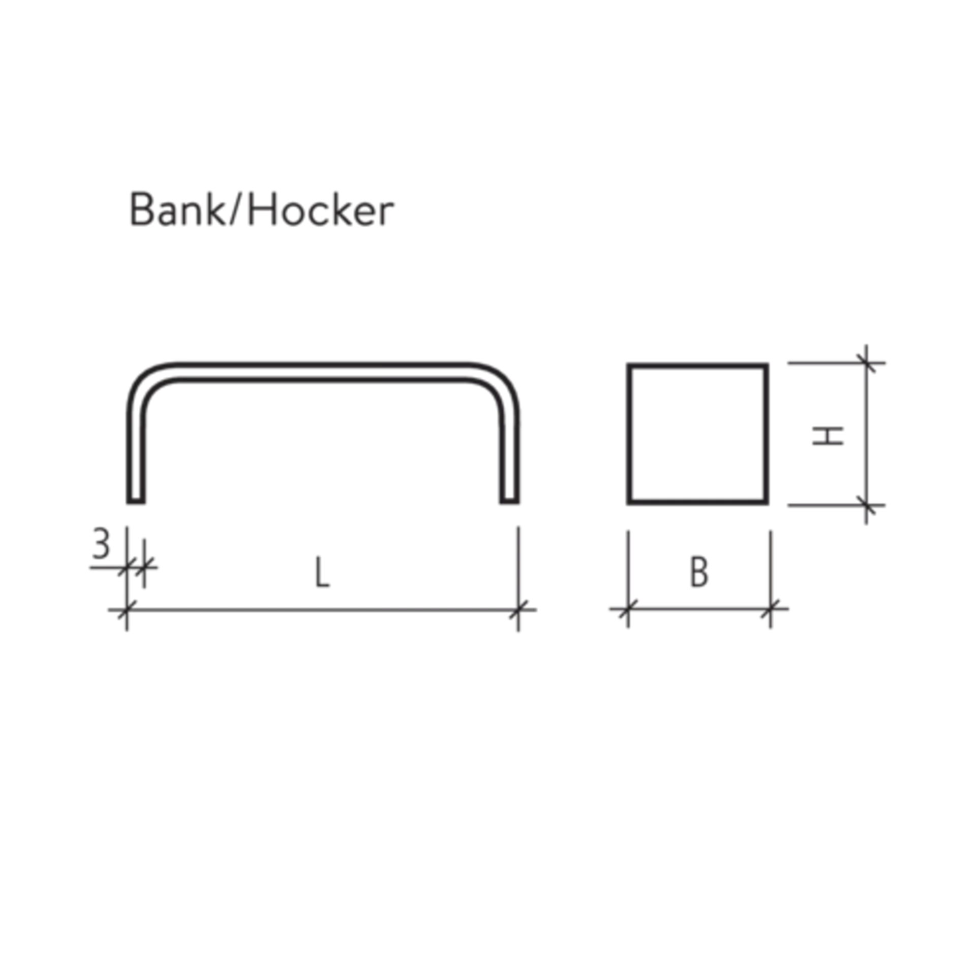 BRAENDI Bank und Hocker light