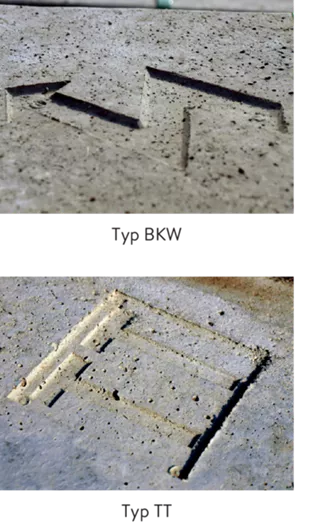 Abdeckplatten zu Kabelschächten