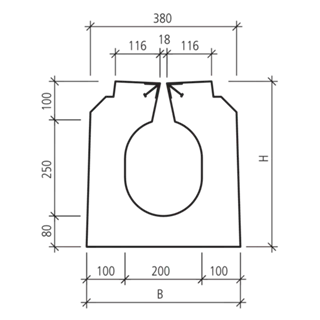 SECURRO<sup>®</sup> Slimline-Rinne mit Kantenschutz D400