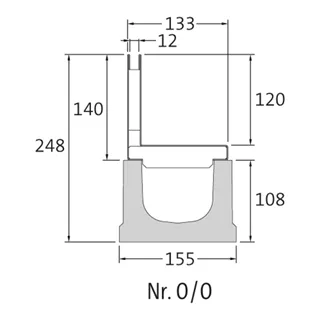 BIRCO Rinnen, Schlitz- und Spülkastenaufsätze 1.5 mm NW 100