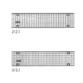 BIRCOsir® Rinnen NW 150 Abdeckungen