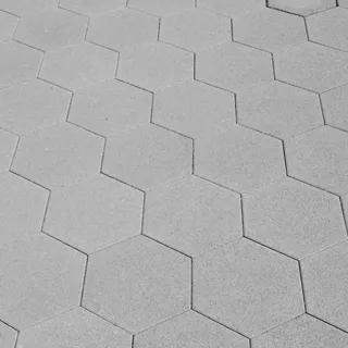 OMEGA<sup>®</sup> Sechseckpflastersteine fein gefast glatt