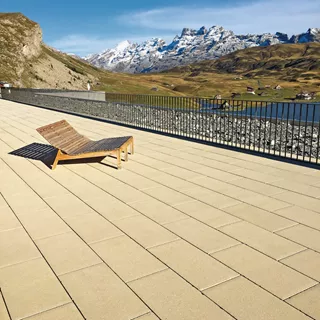 FINALGO Vakuum Gehwegplatten gefast