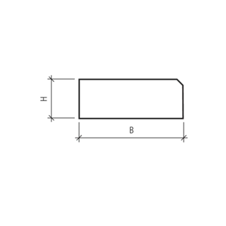 FINALGO VILLA Vakuum Blockstufen gefast gestrahlt