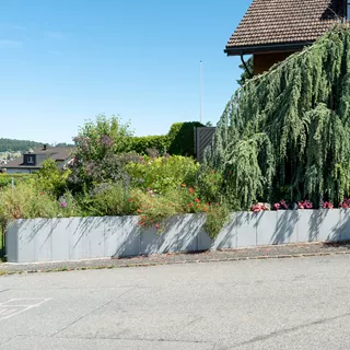 Betonbretter vollkantig