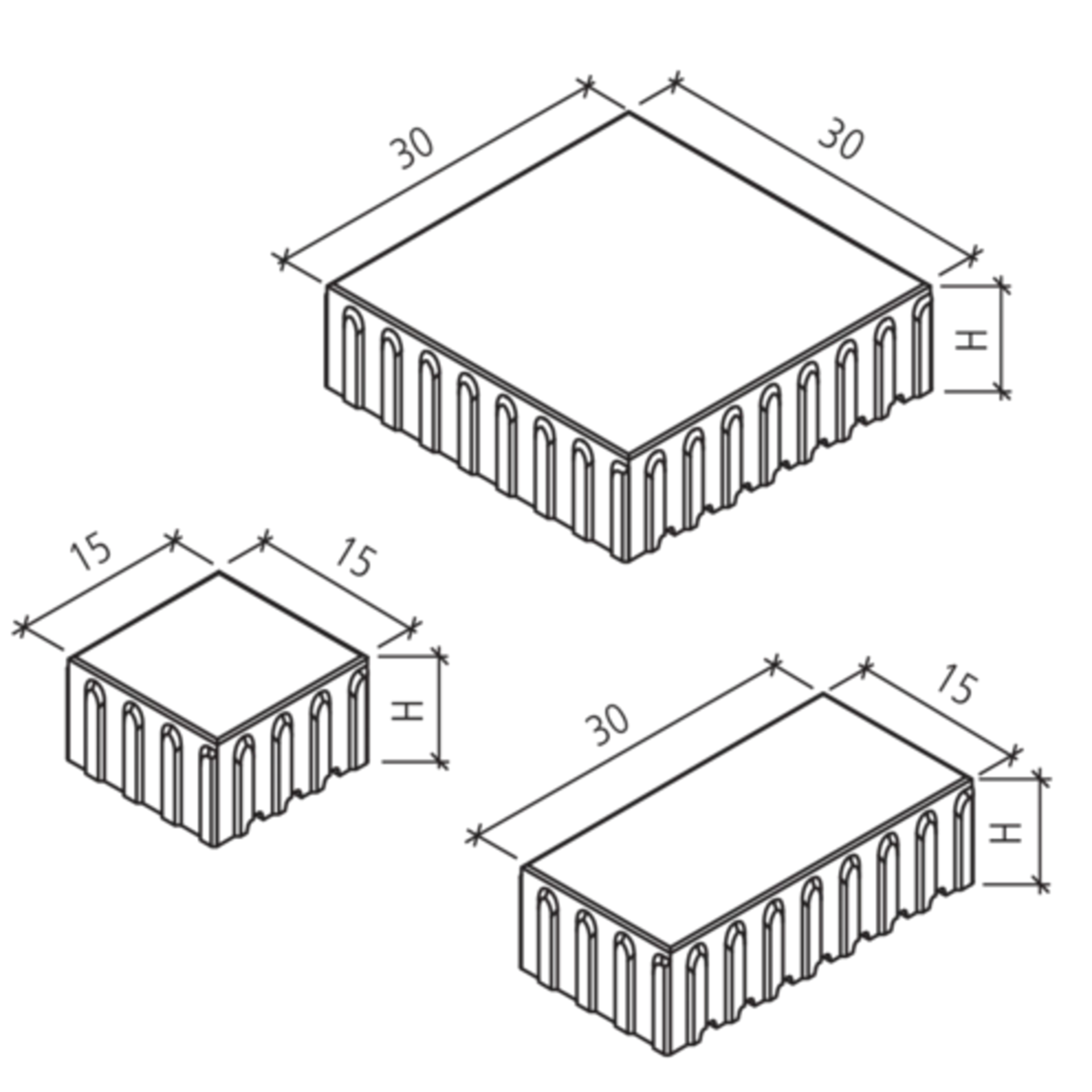 VS 5<sup>®</sup> Schwerlastpflastersteine mit 5-facher Versc
