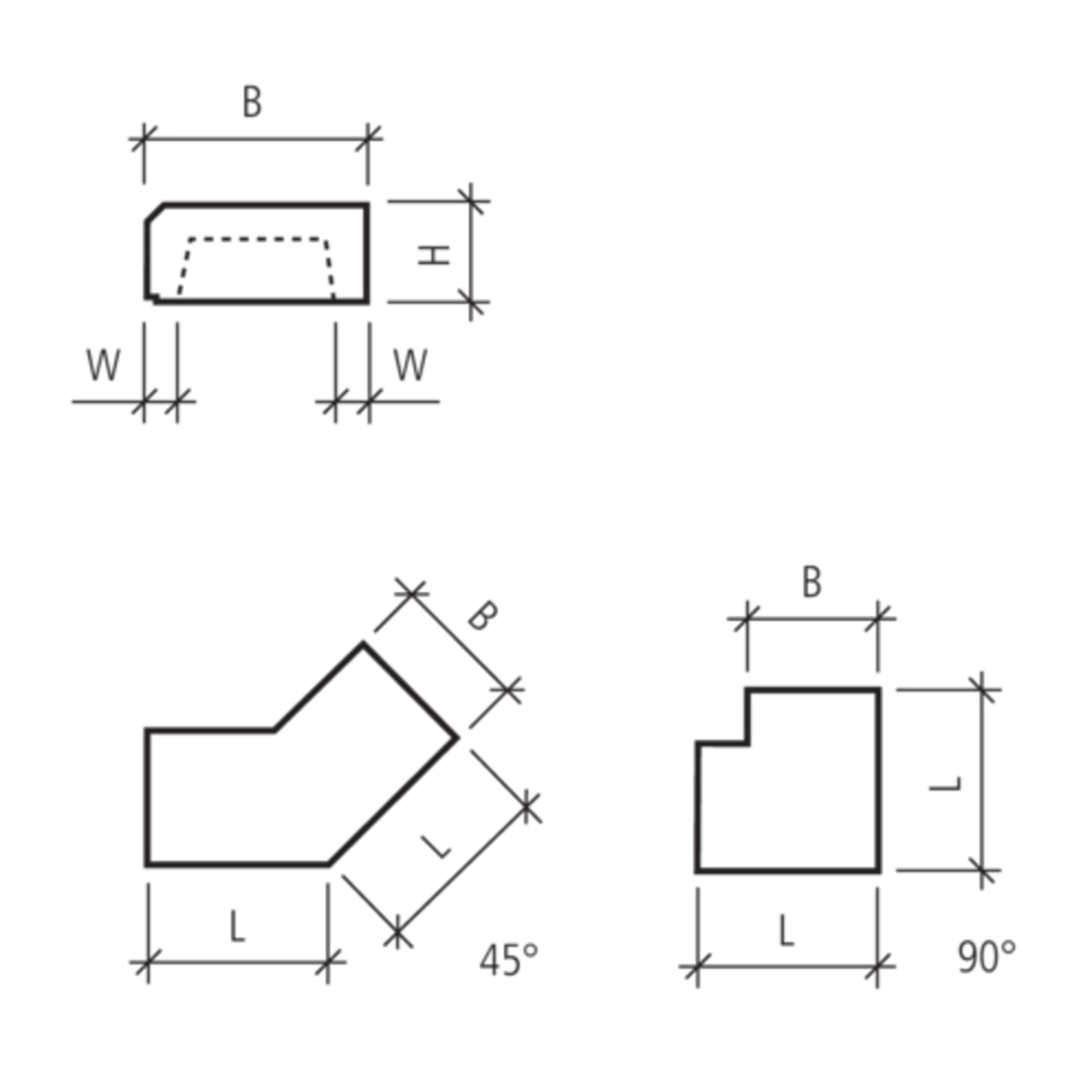Marches d'escalier pleines RESIDENZA<sup>®</sup> chanfreinée es