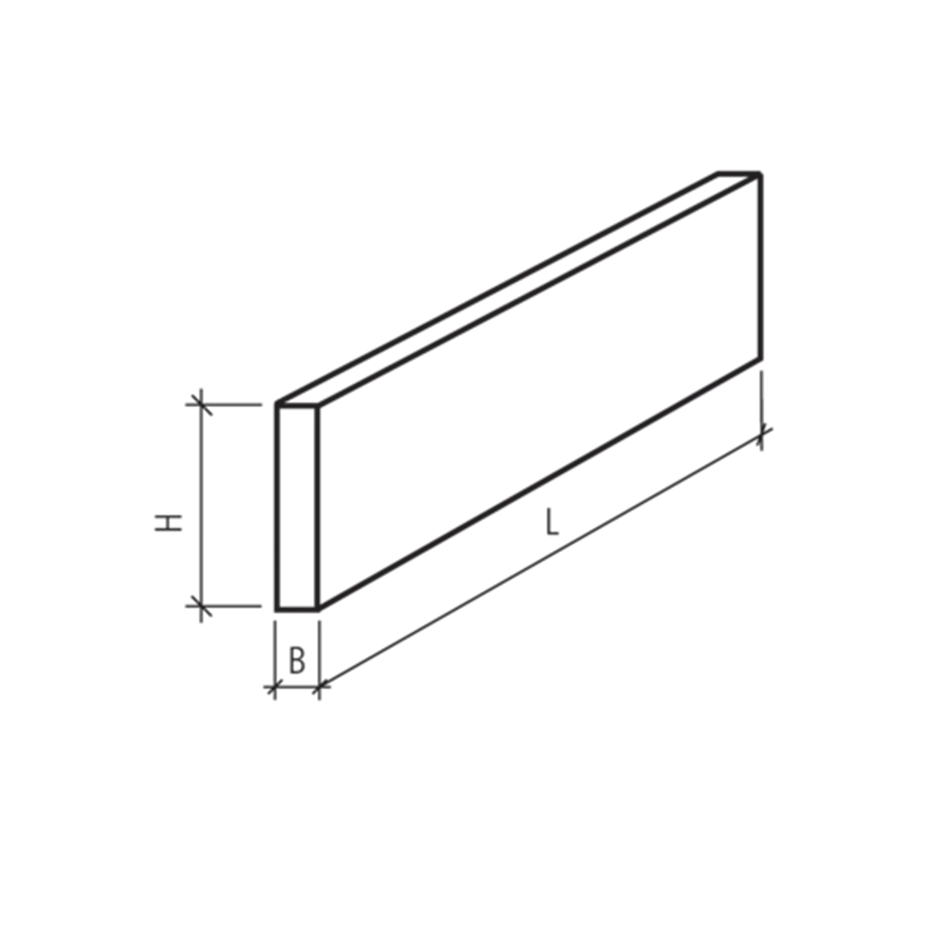 Betonbretter vollkantig