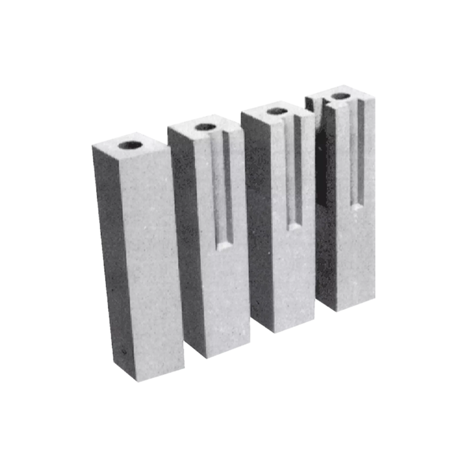 Betonsockel gerade