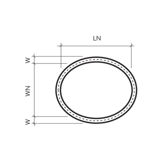 Schachtringe oval unbewehrt