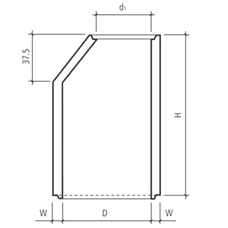 RIKO<sup>®</sup> Schachtring mit Konus