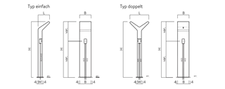 Betonelemente für Elektroladestationen