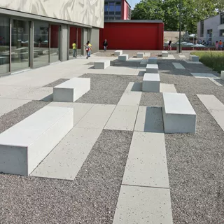 Dalles en béton DESEGNO sur mesure