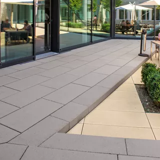 FINALGO Vakuum Gehwegplatten gefast