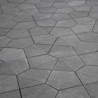 5-Eck Pflasterplatte