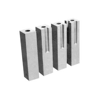 Betonsockel gerade
