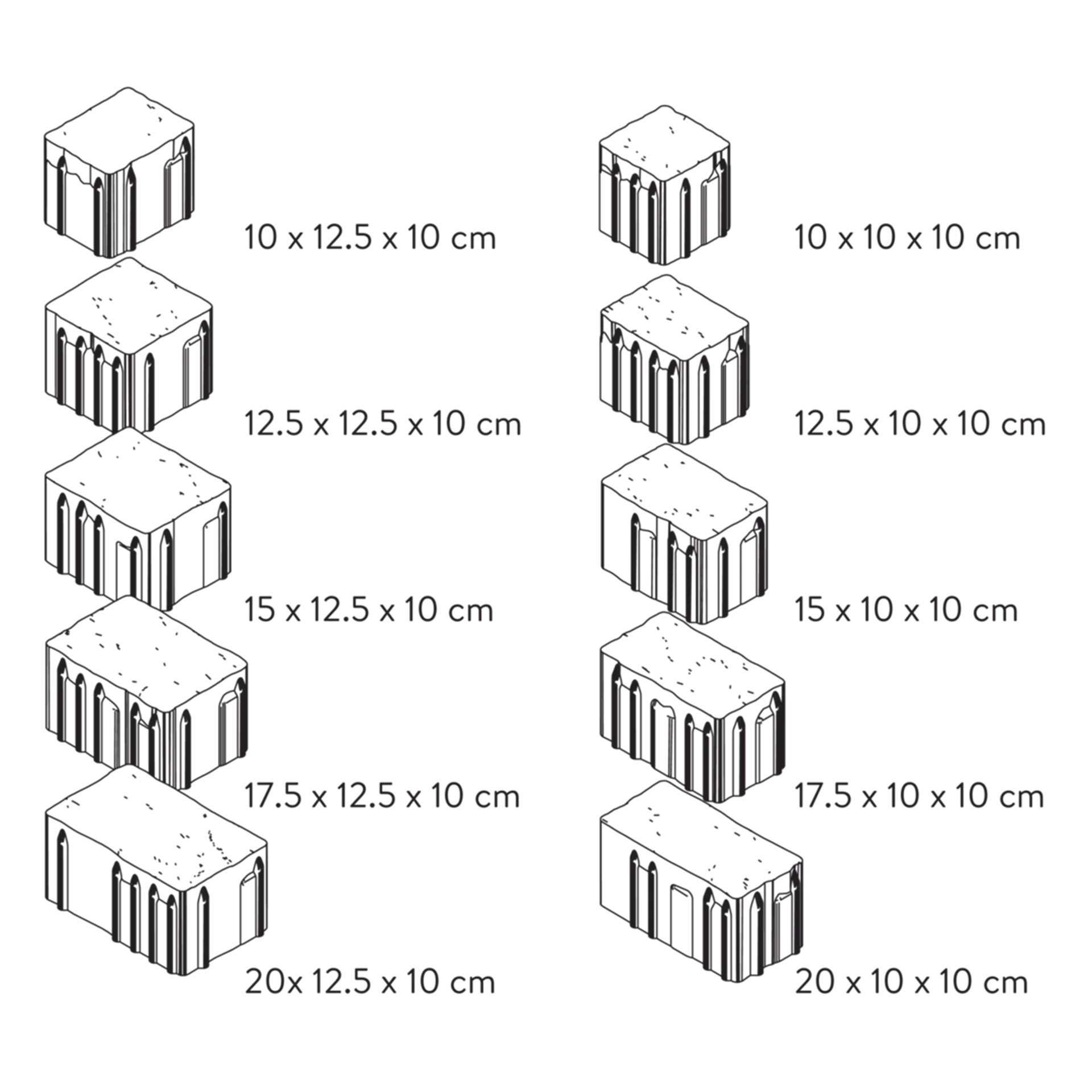FRIEDA<sup>®</sup> FORTE Pflastersteine Kanten gebrochen