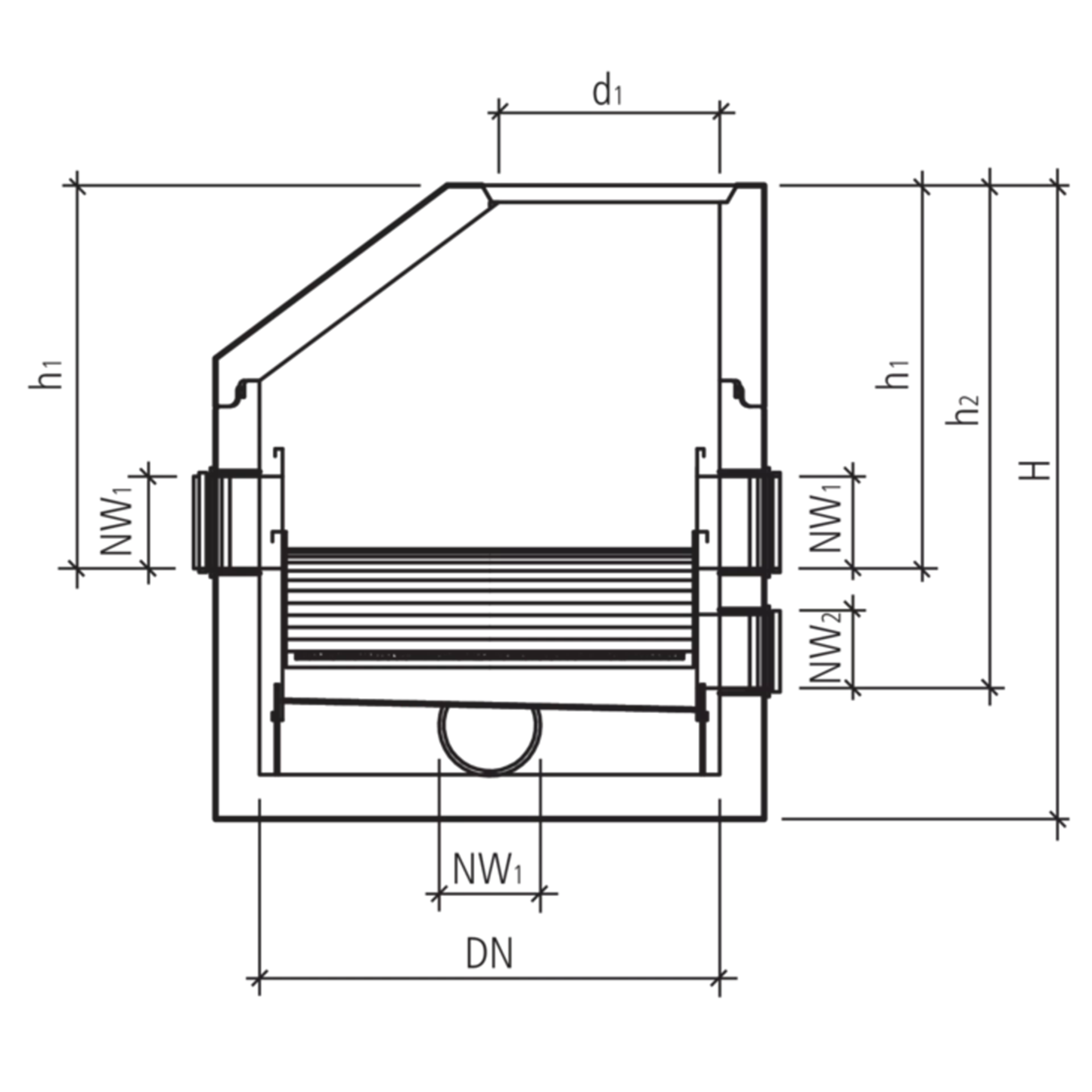 friwa<sup>®</sup>-rain 3P Volumenfilterschacht VF