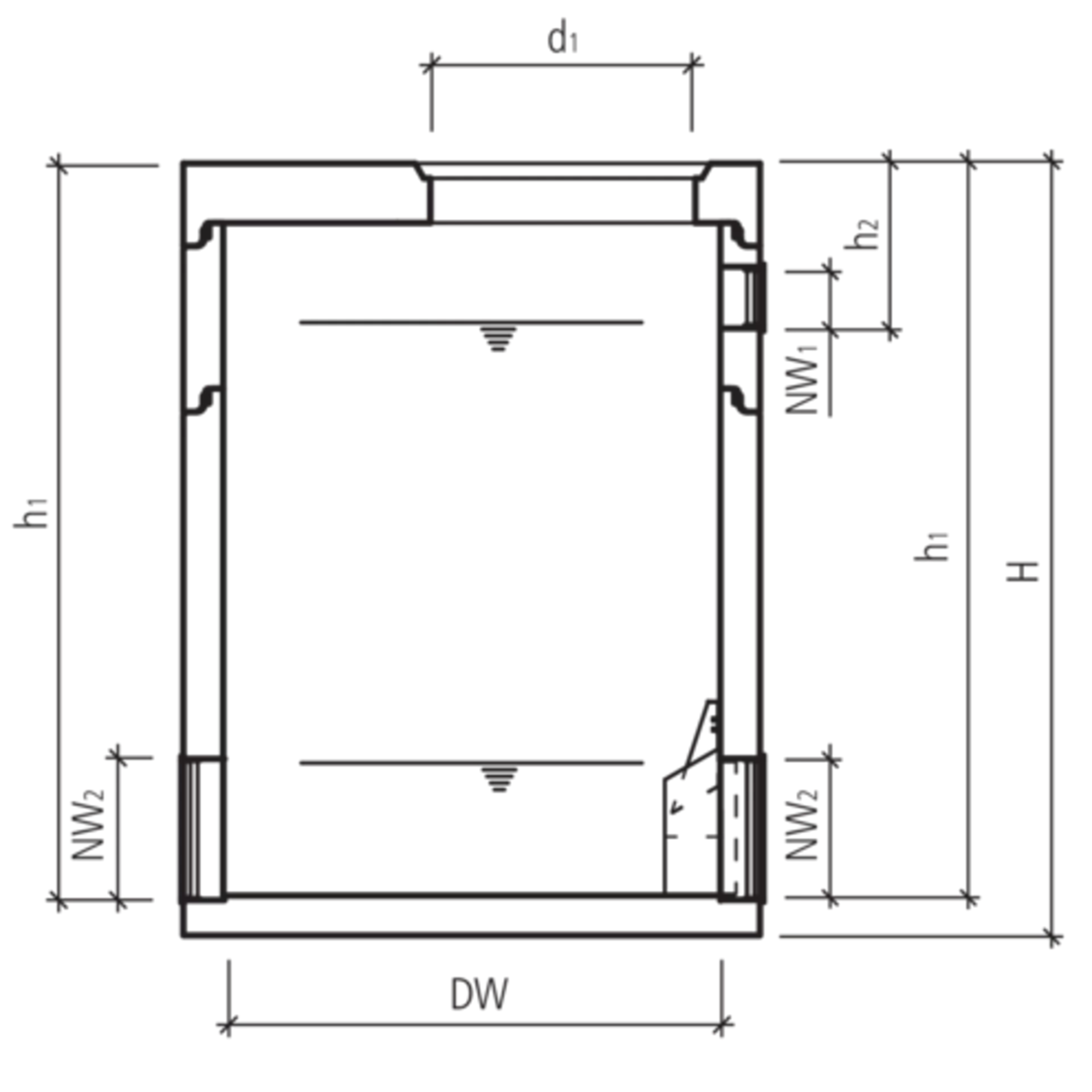friwa<sup>®</sup>-rec Abflussregler-Wirbeldrossel für Mischw asser AREB