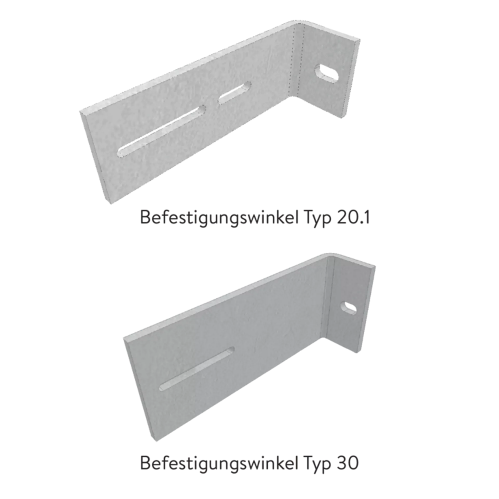 Befestigungswinkel zu Lichtschächten
