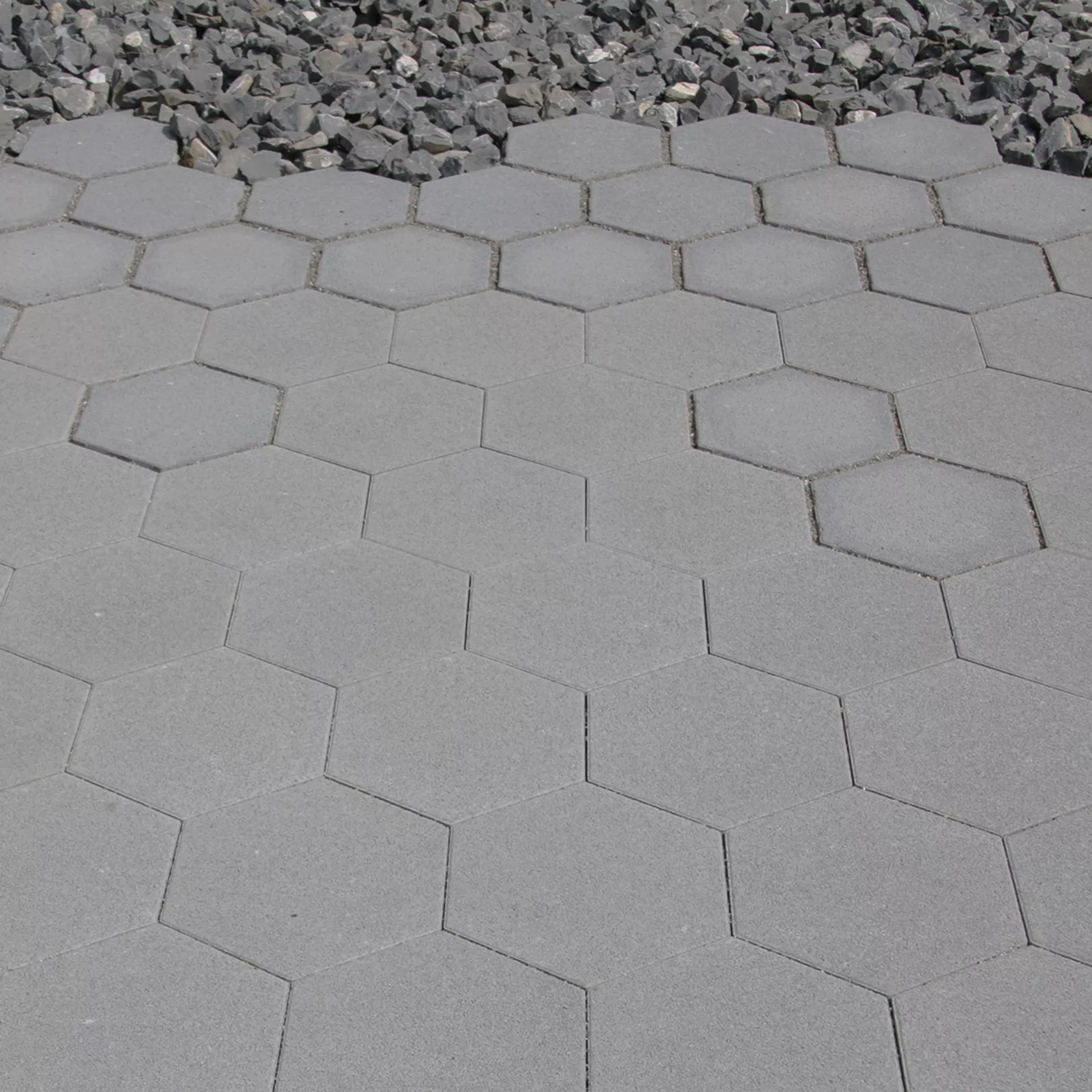 OMEGA<sup>®</sup> Sechseckpflastersteine fein gefast glatt