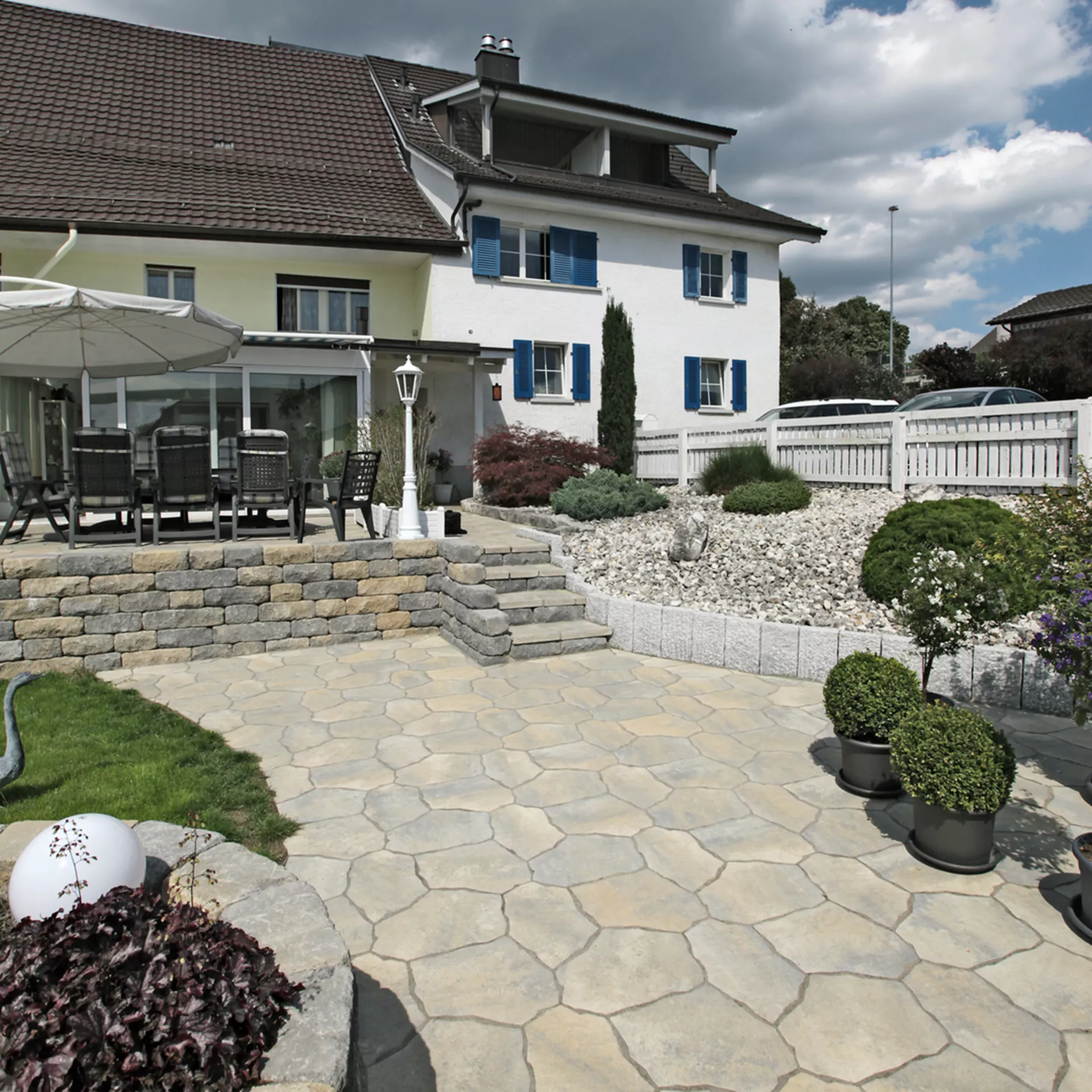 HACIENDA<sup>®</sup> CAMINOS polygonales Plattensystem