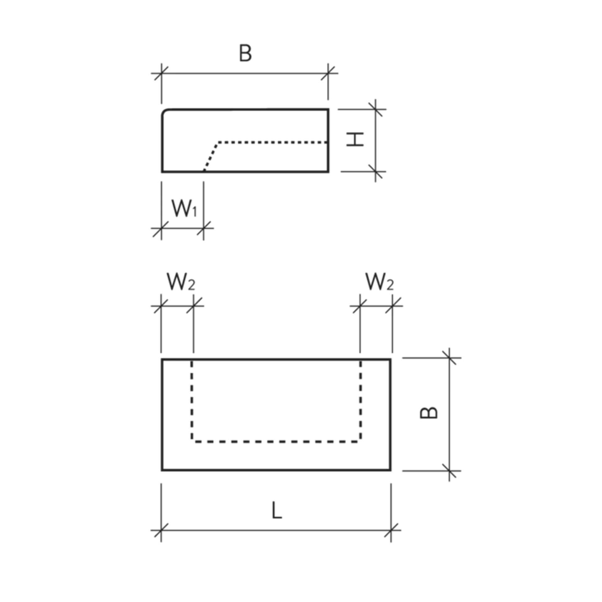 FROSTA Blockstufen gestrahlt