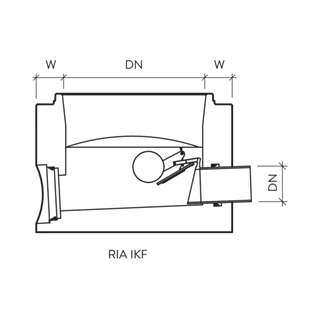 Bearbeitungszuschläge CENTUB® RIA Rückstauklappe