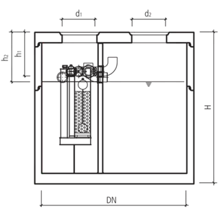 Cuve compacte D/SA/CRT friwa<sup>®</sup>-sep AdBlue