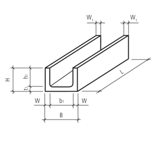 Werkleitungskanalunterteile