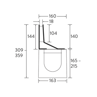 BIRCOplus Schlitz- und Spülkastenaufsätze 4 mm NW 100