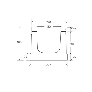 BIRCOslim<sup>®</sup> Rinnen NW 150
