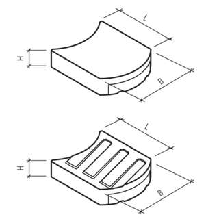 STRADAFINO Bankett- und Spurelement