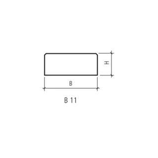 Inseleinfahrtssteine mit Vorsatz