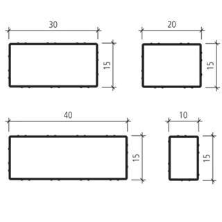 RAINA Pflastersteine fein gefast