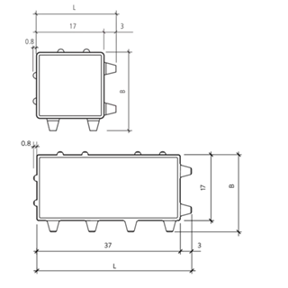 CLASSIC<sup>®</sup> RASEN Ökosteine gefast