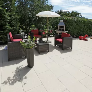 FINALGO VILLA Vakuum Gehwegplatten gefast