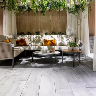 LENIA Gartenplatten mit Holzstruktur