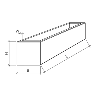 CASTELLO<sup>®</sup> Pflanzentröge rechteckig