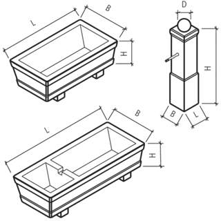 RUSTICO Brunnentröge